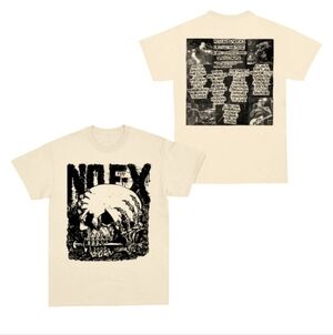 NOFX Final Tour OG Skull T-shirt white 2XL NWT